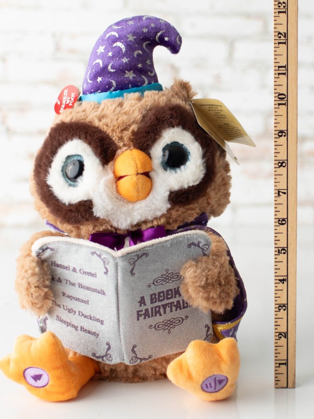 Cuddle Barn Octavius The Storytelling Owl 12" Animated Stuffed Animal Plush Toy - Picture 10 of 11